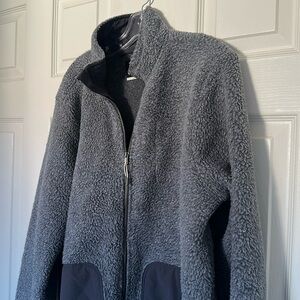 Men’s Sherpa Large Grey Jacket